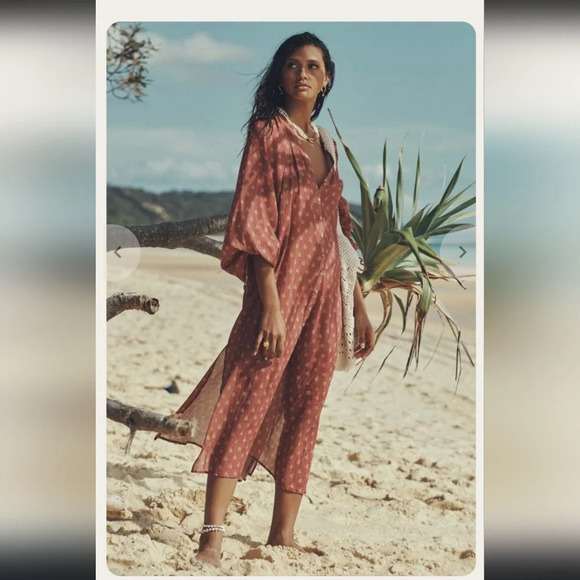 Spell and the Gypsy Collective utopia Button through dress color berry s… - Picture 10 of 10